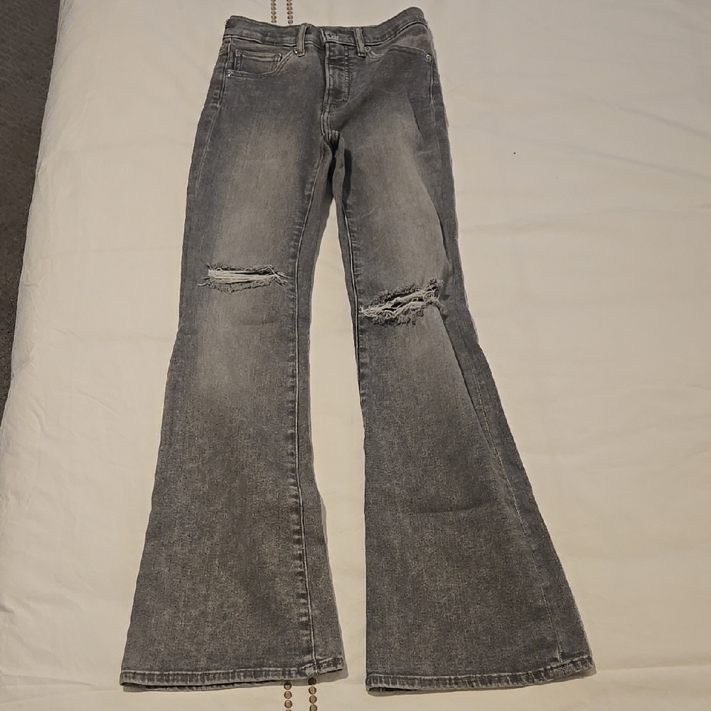 Express high rise flare jeans 00R